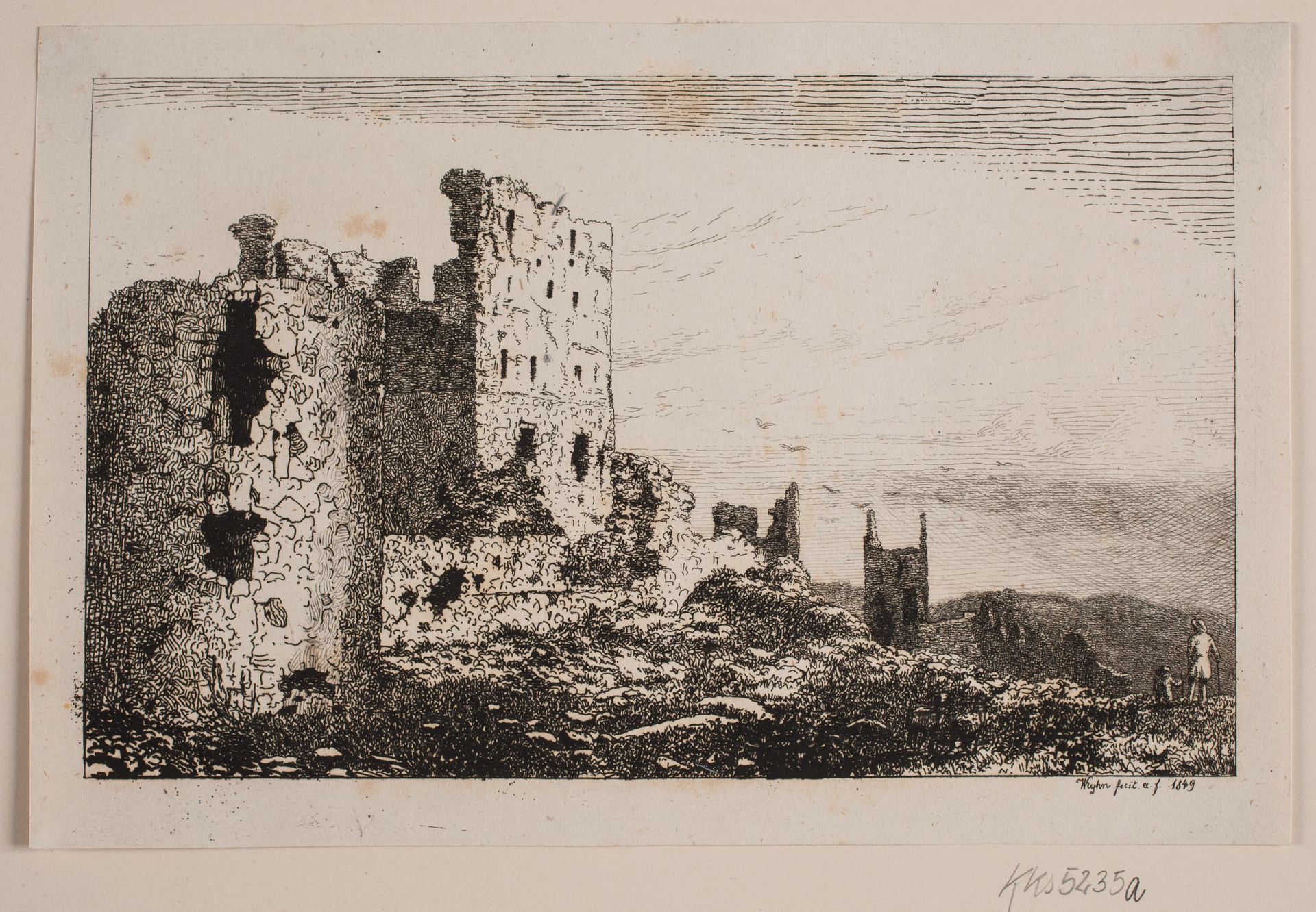 Hammershus på Bornholm by Vilhelm Kyhn