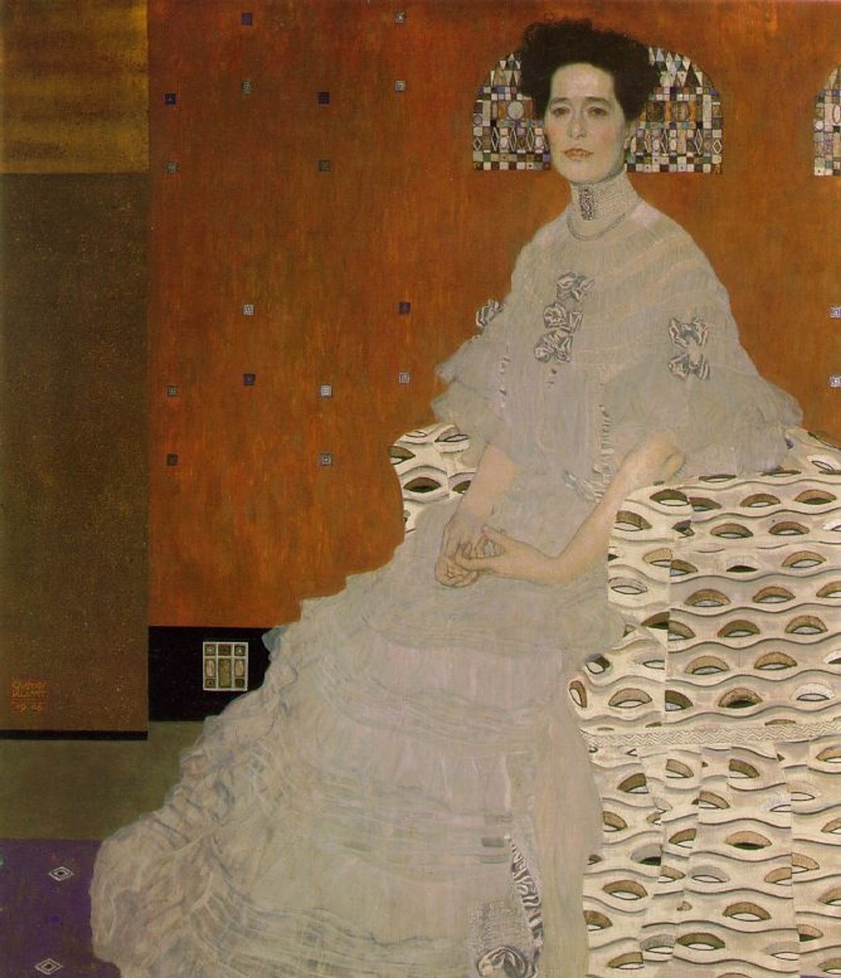 Portrait of Fritza Riedler by Gustav Klimt