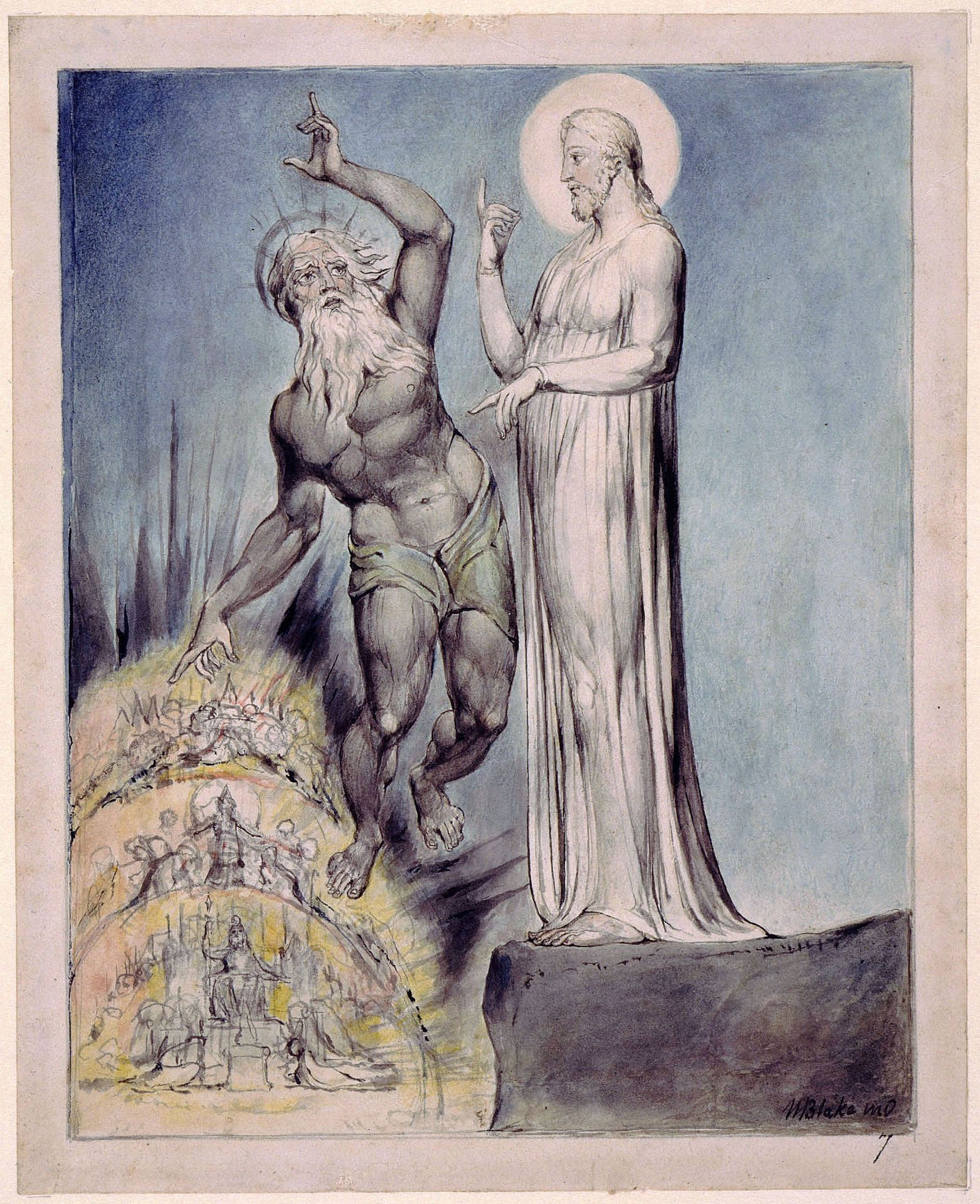 Illustration to Milton`s Comus by William Blake