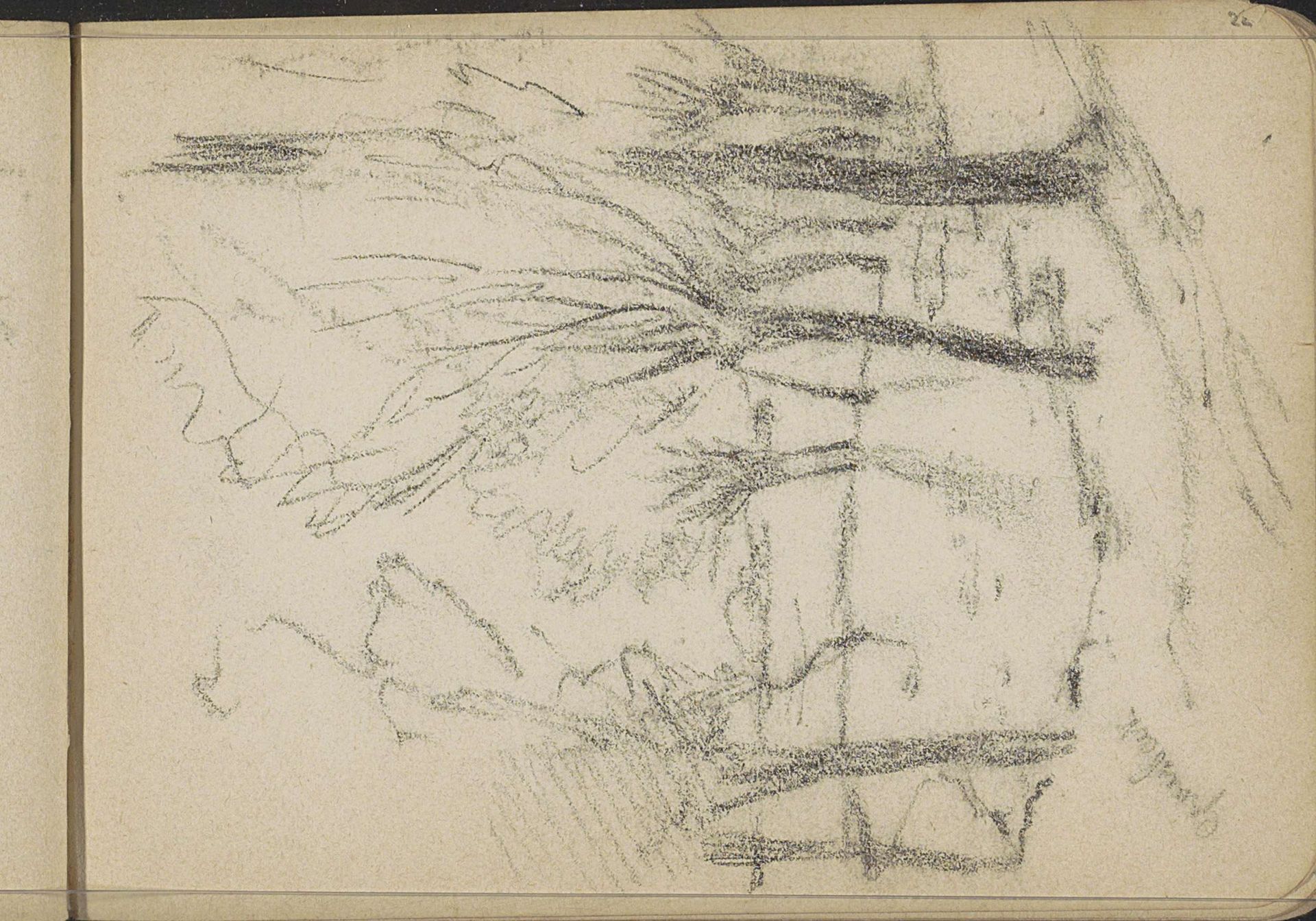 Bomen rond een plas te Groesbeek by Willem Cornelis Rip