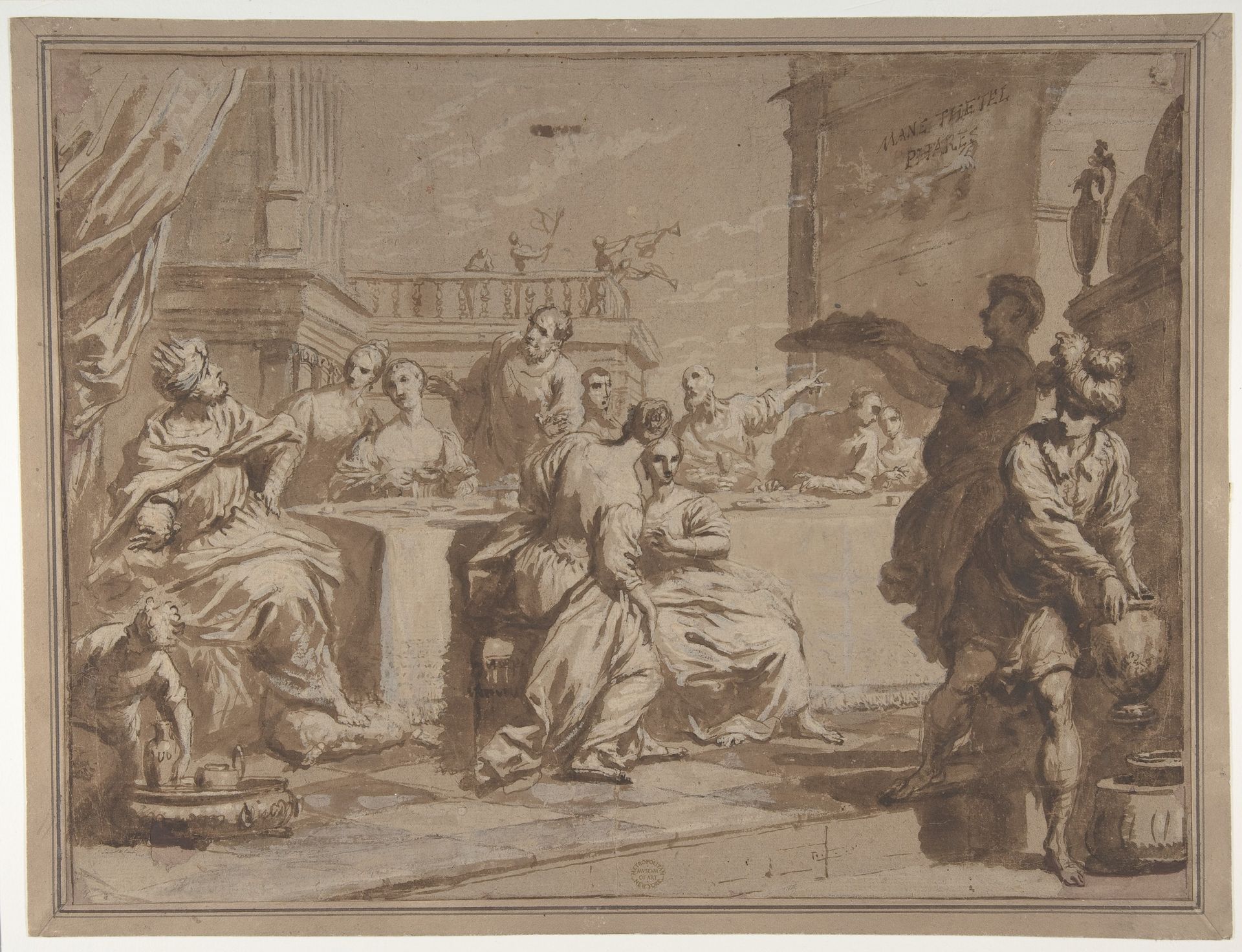 The Feast of Belshazzar by Antonio Gionima