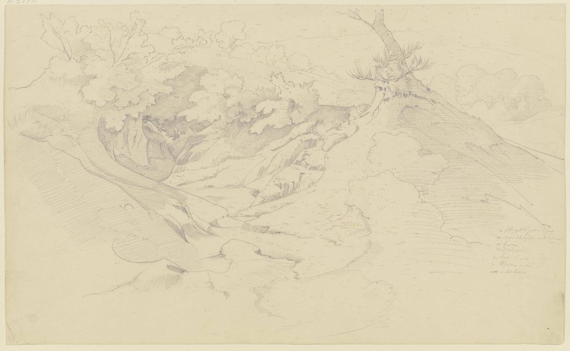 Studie aus den Sabiner Bergen by August Lucas