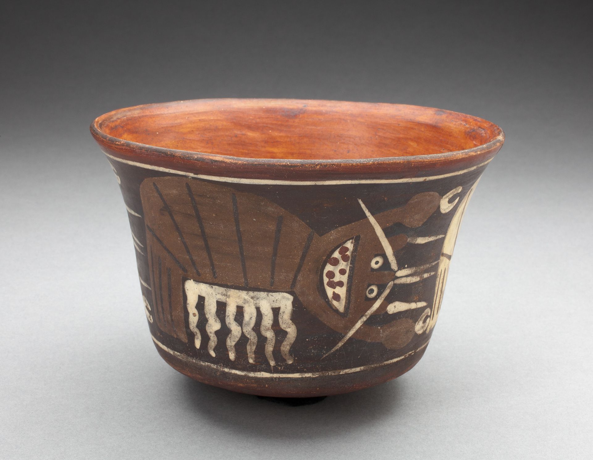 Cup Depicting Lobster or Crawfish by Nazca