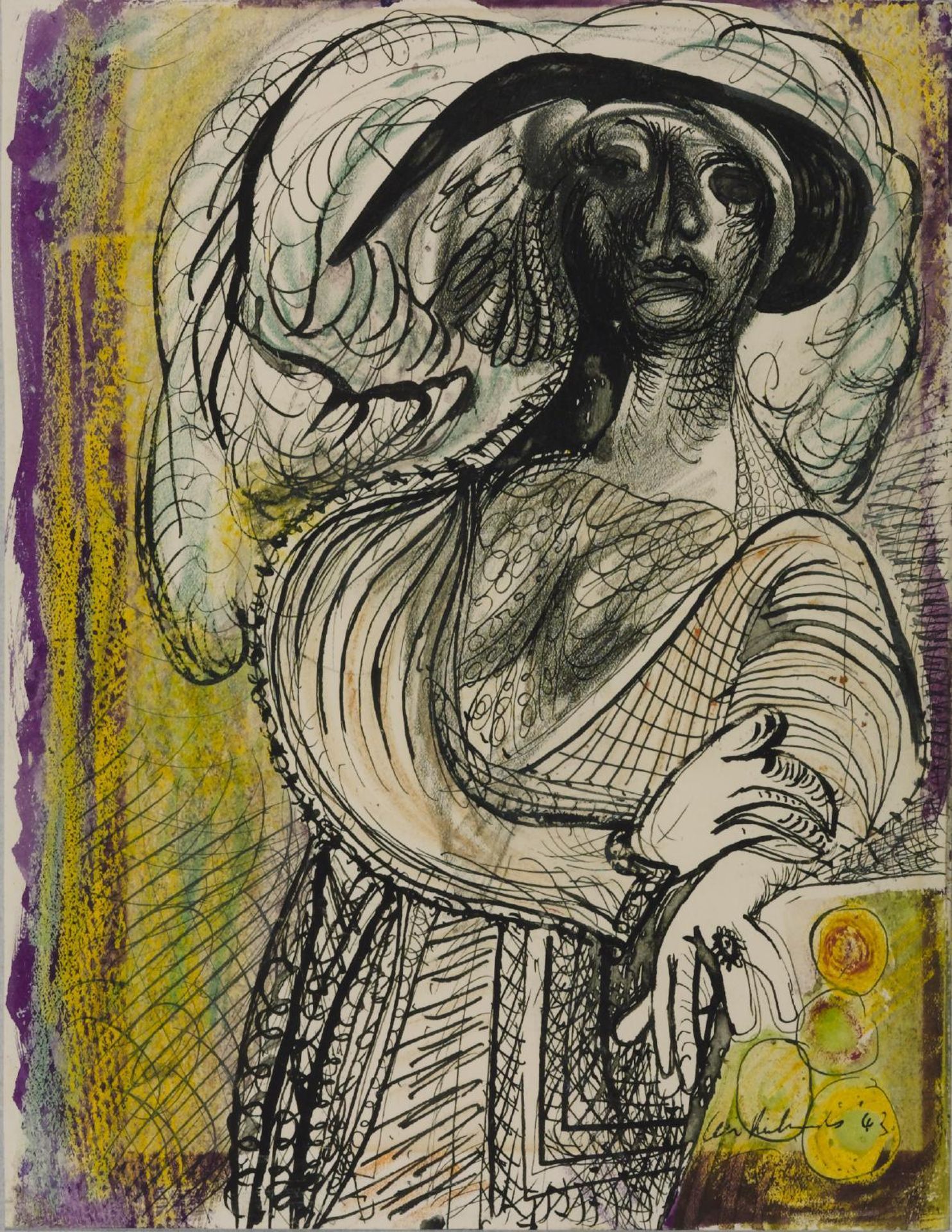 The Coster Woman by Ceri Richards