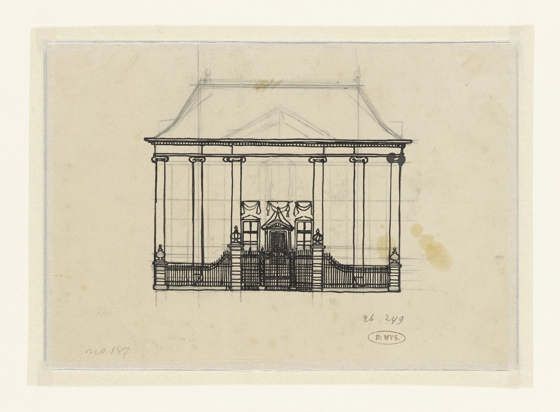 Classisistisch huis by Willem Wenckebach