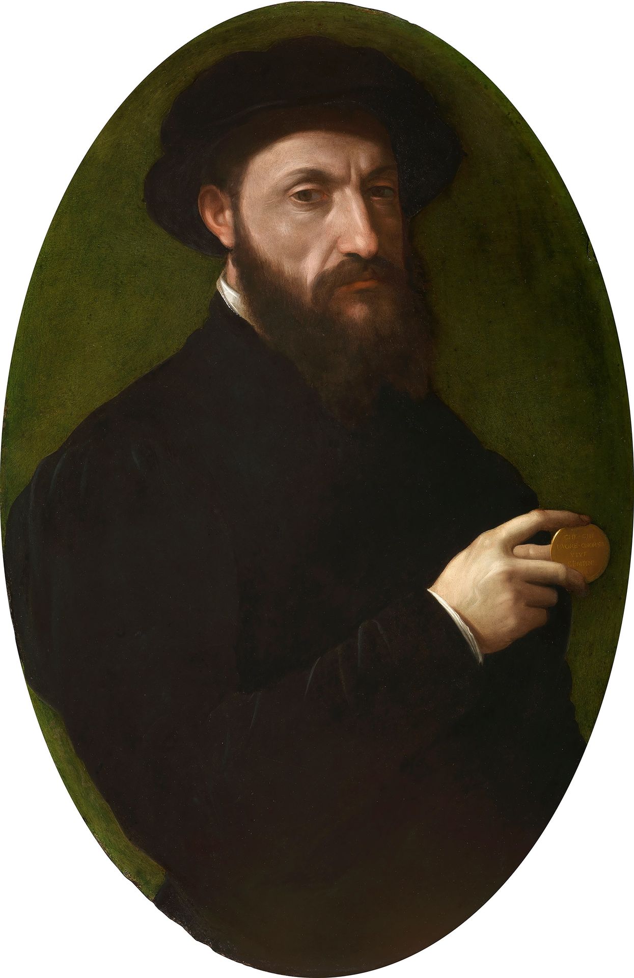 Portrait of a Gentleman by Francesco de' Rossi (Francesco Salviati), "Cecchino"