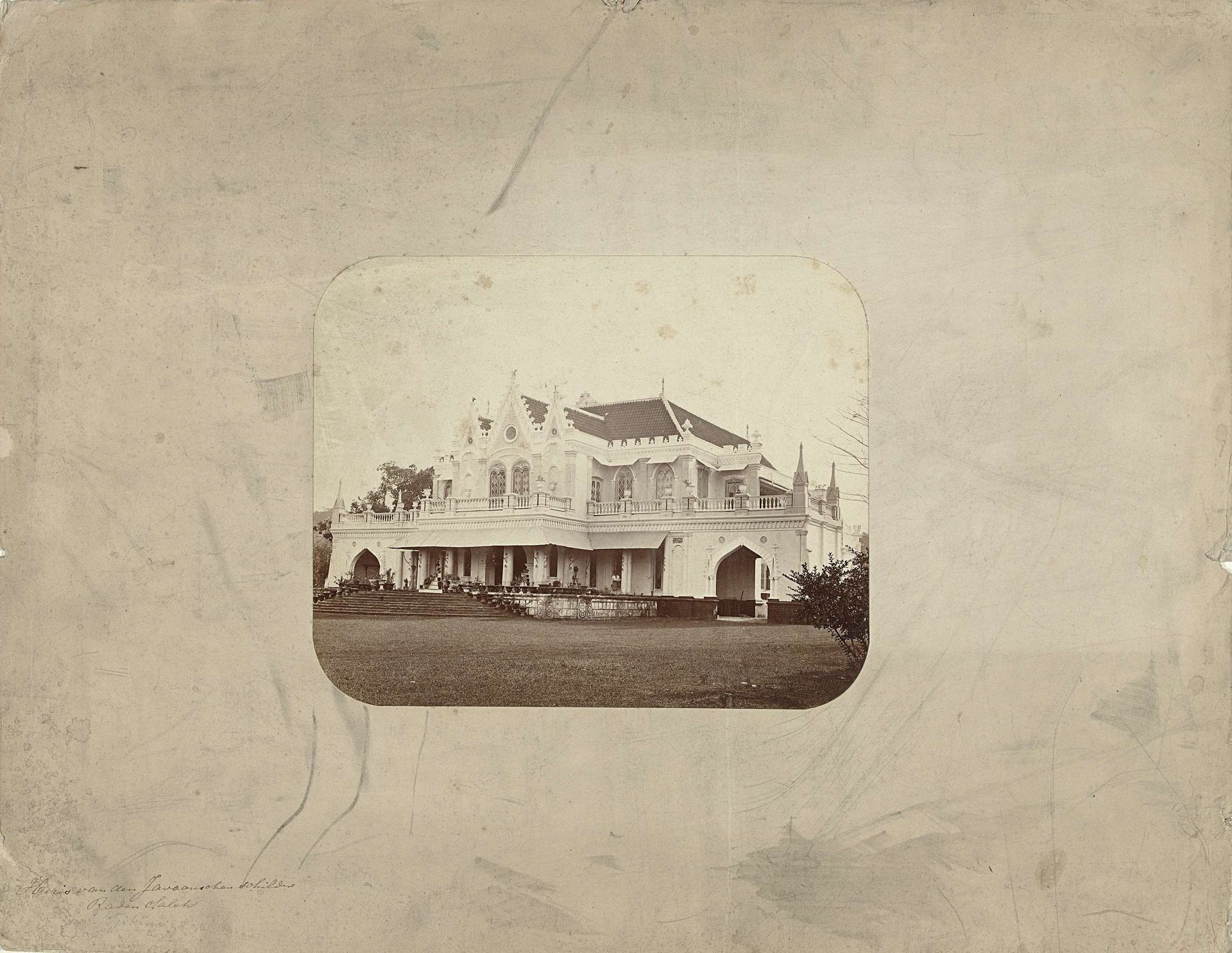 Villa van Raden Saleh in Batavia by Woodbury & Page