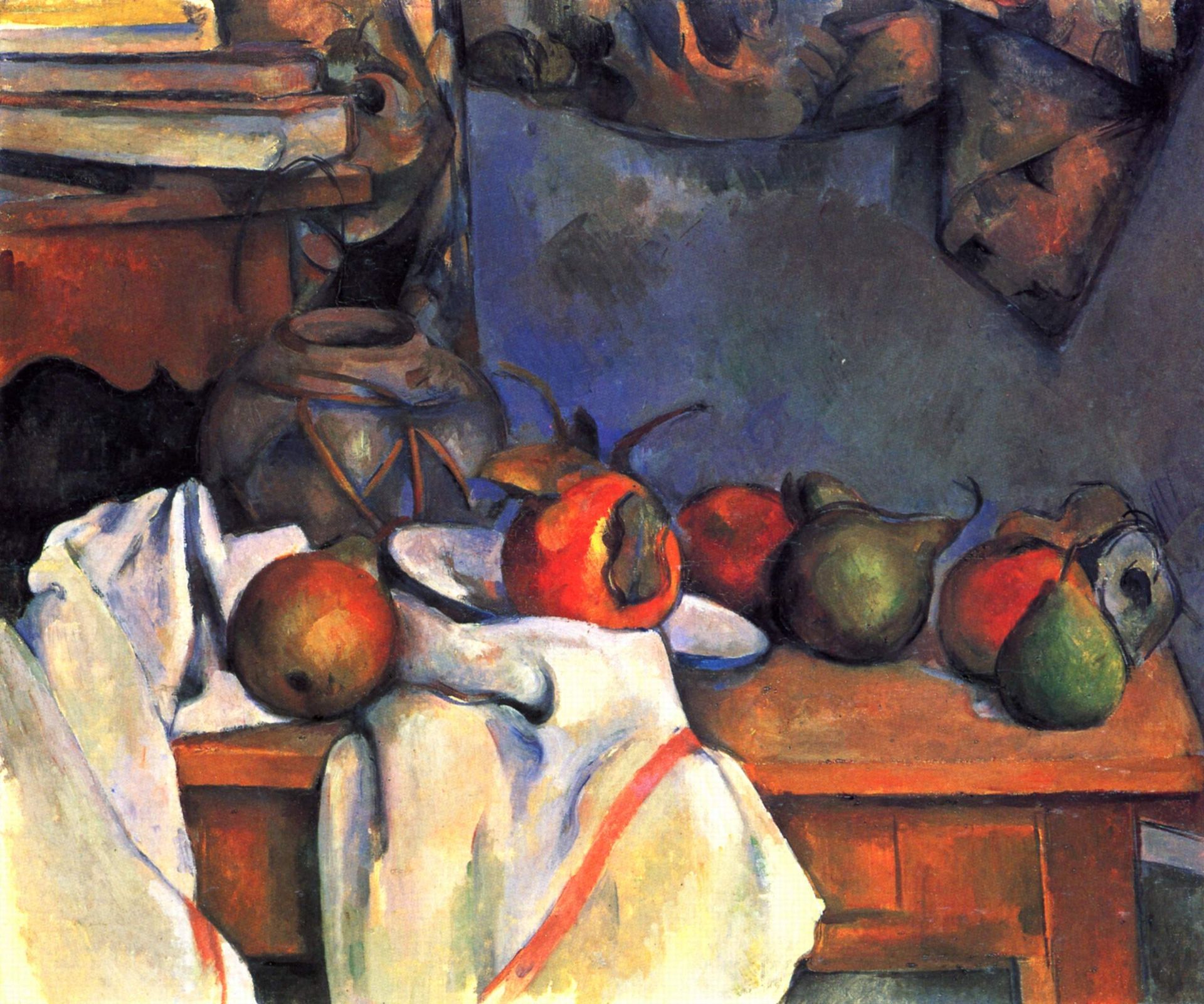 Still Life with Pomegranate and Pears by Paul Cézanne