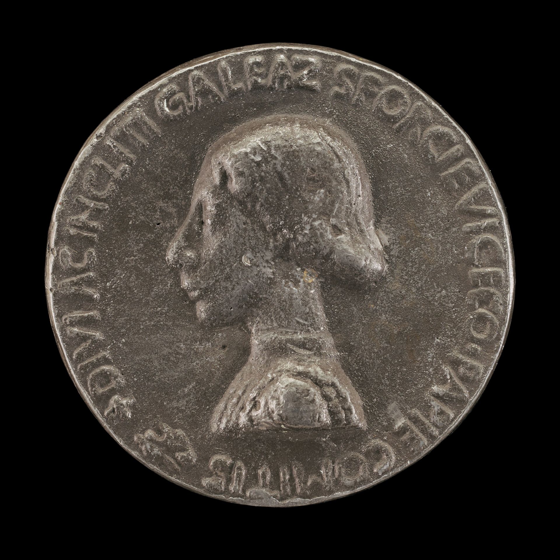 Galeazzo Maria Sforza, 1444-1476, Count of Pavia [obverse] by Antonio Marescotti