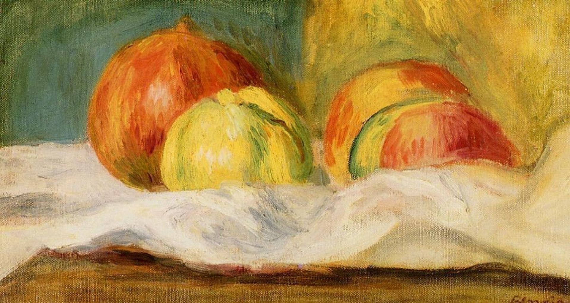 Still Life with Apples and Pomegranates by Pierre-Auguste Renoir