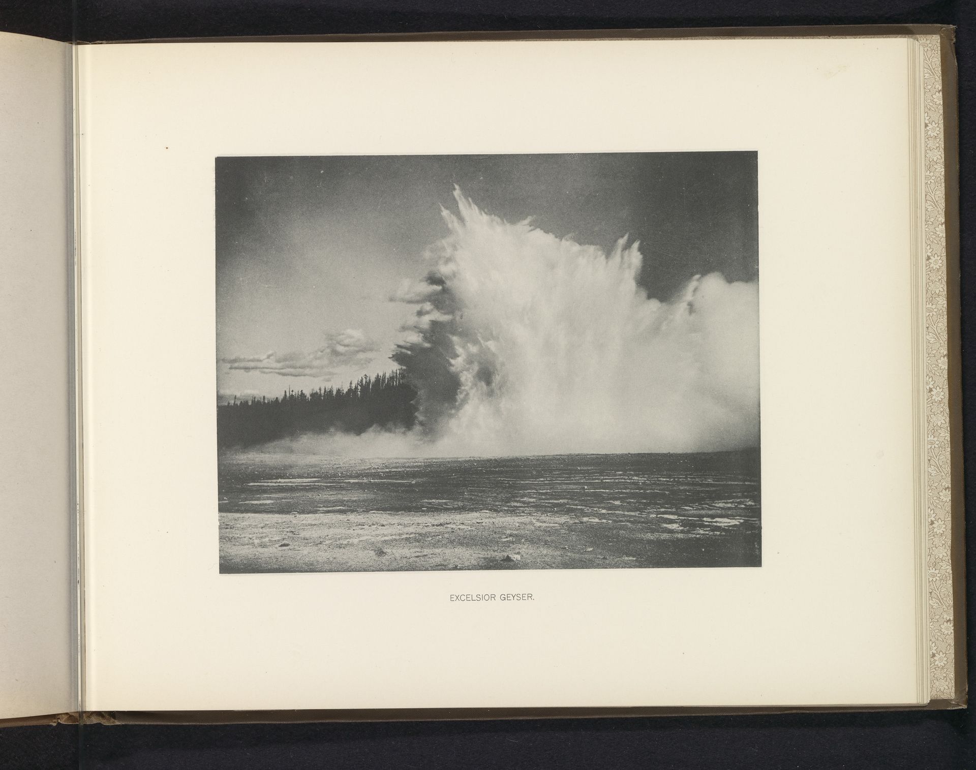 Excelsior geyser by Frank Jay Haynes