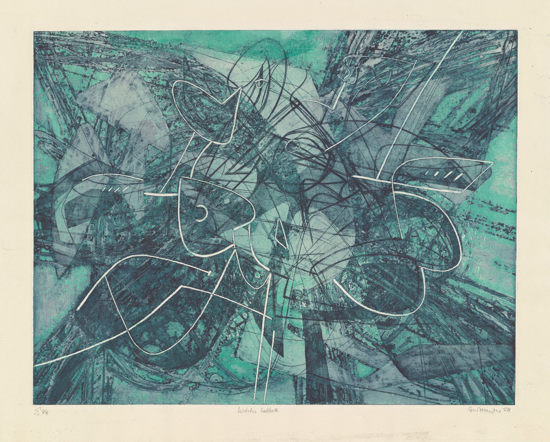 Witches' Sabbath by Stanley William Hayter