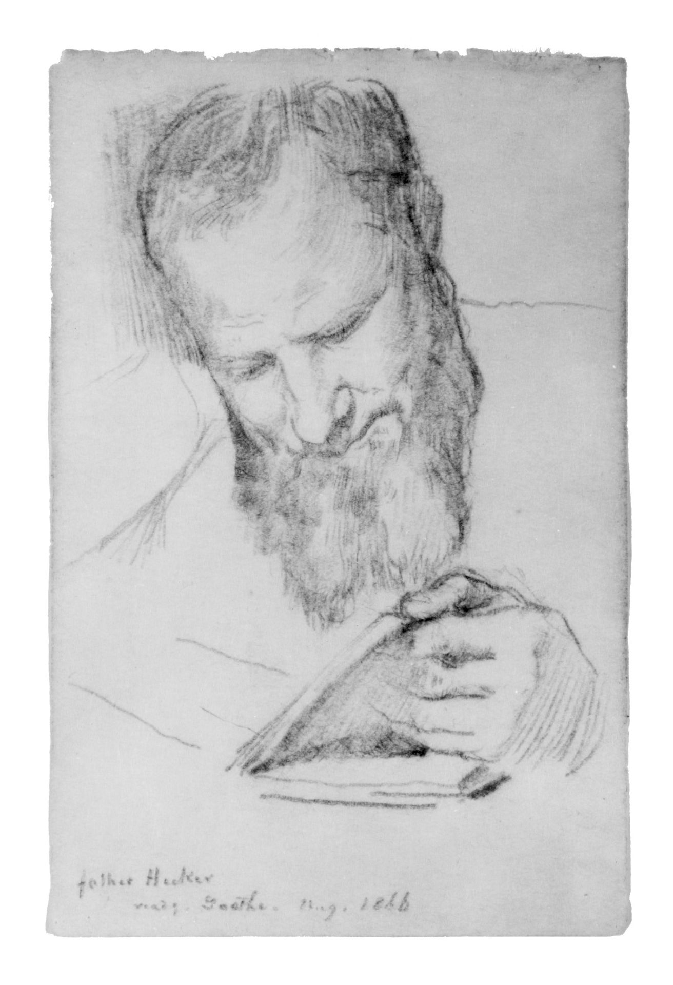 Father Hecker Reading Goethe by John La Farge
