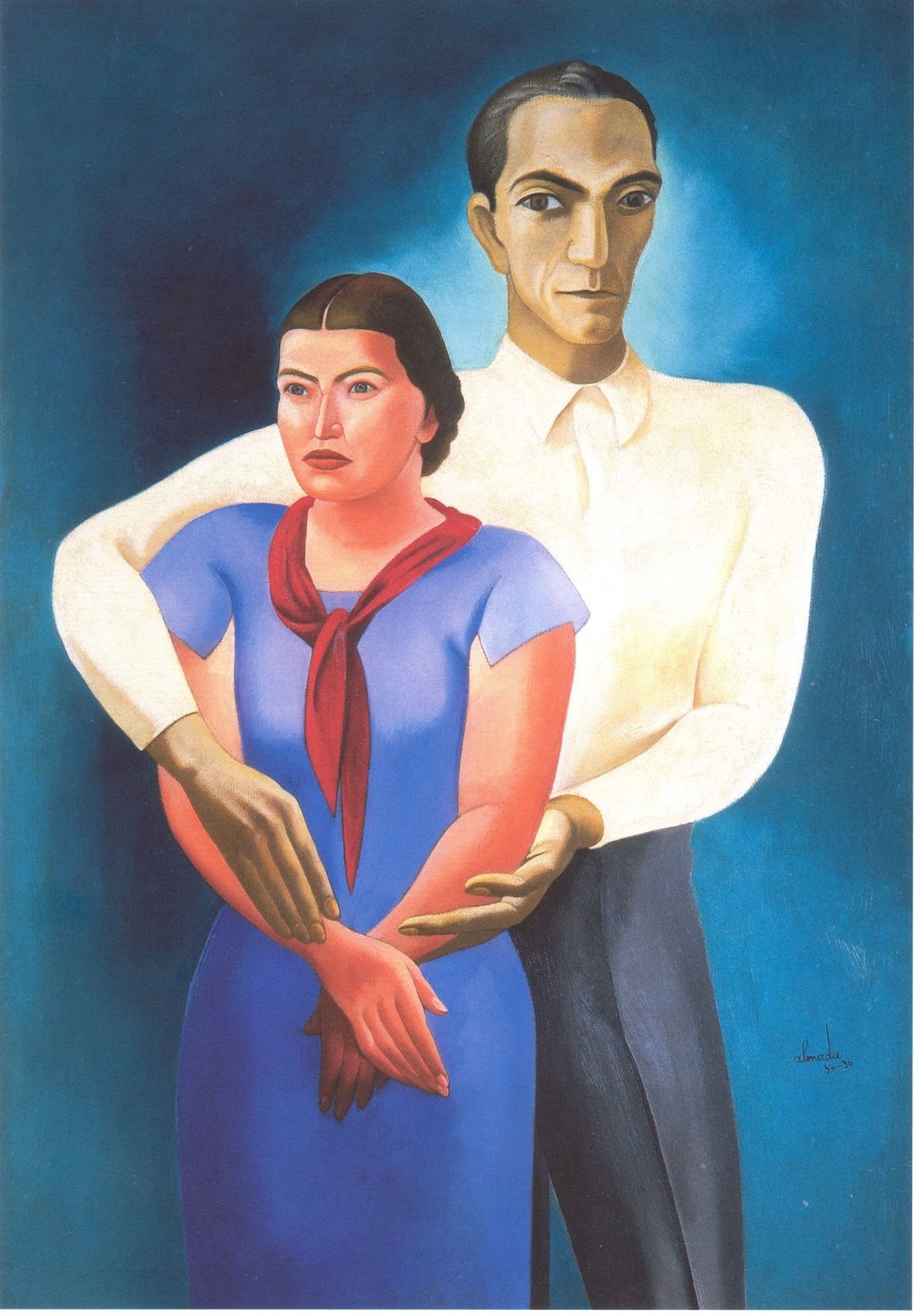 Double Portrait by Jose de Almada-Negreiros