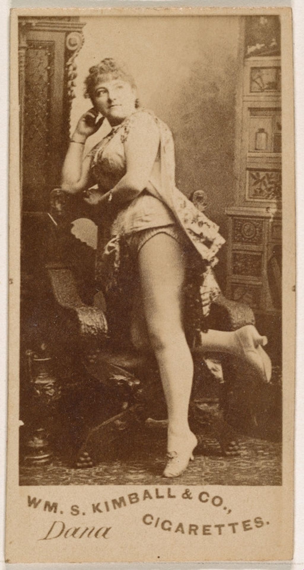 Miss Dana, from the Actresses series (N203) issued by Wm. S. Kimball & Co. by William S. Kimball & Company