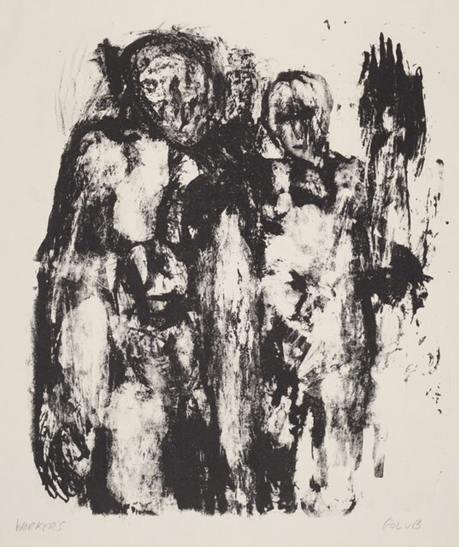 Workers by Leon Golub