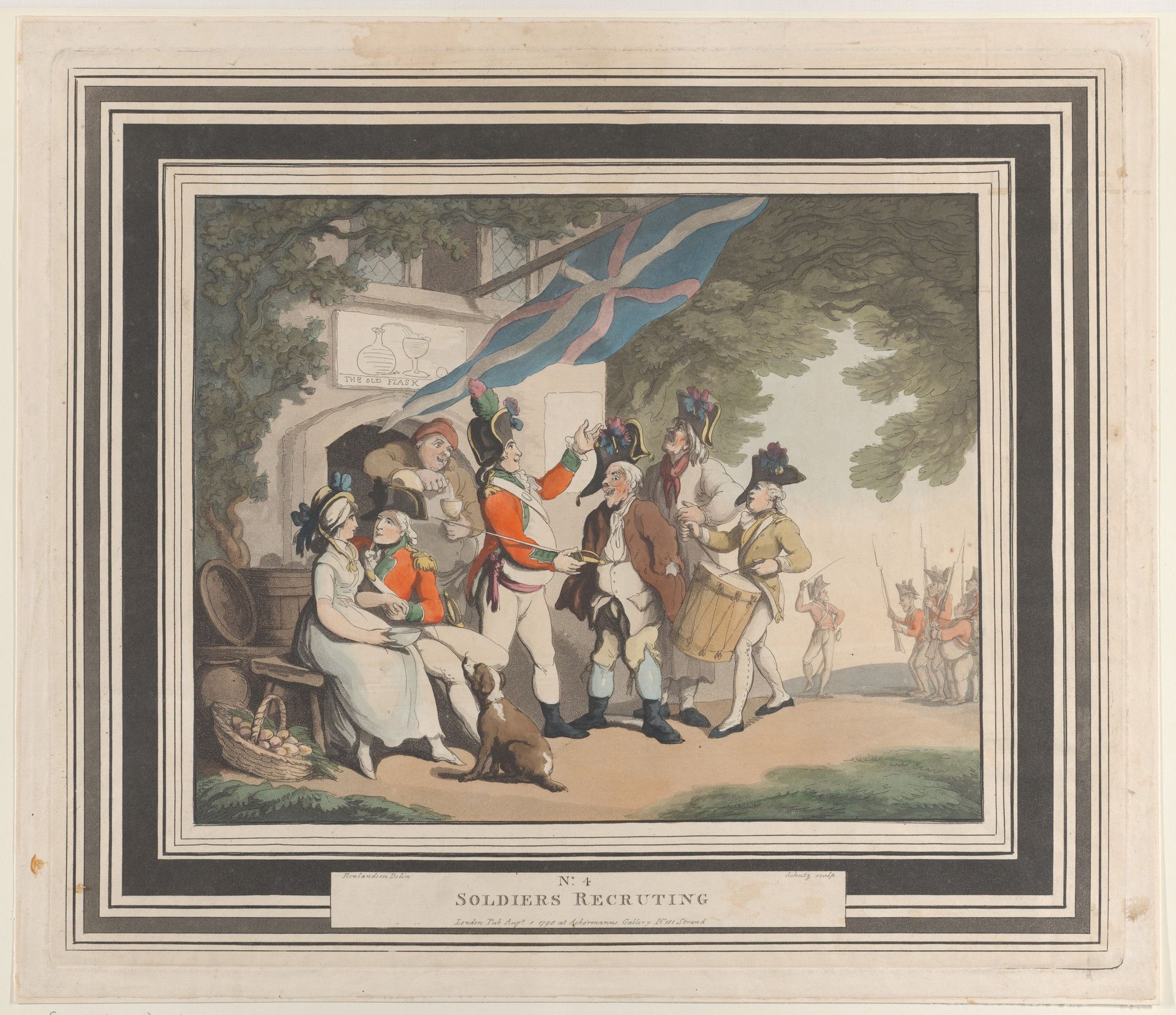 No. 4: Soldiers Recruiting by Heinrich Joseph Schütz
