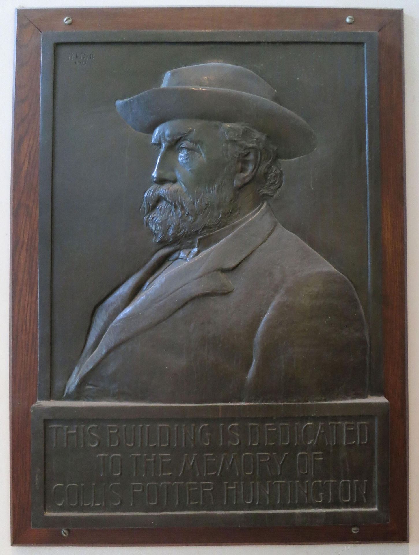 Collis Potter Huntington (1821-1900) by Bela Lyon Pratt