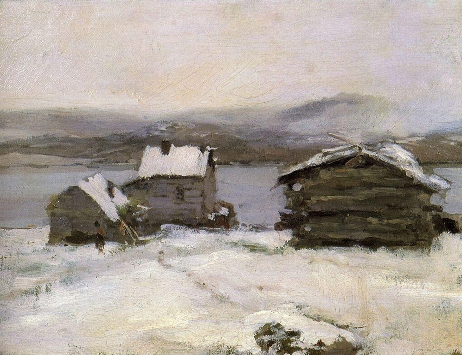 Winter in Lapland by Konstantin Alexeevich Korovin