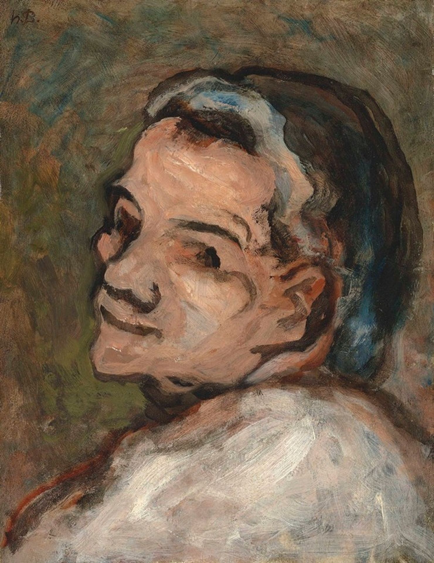 Tête de Scapin by Honoré Daumier