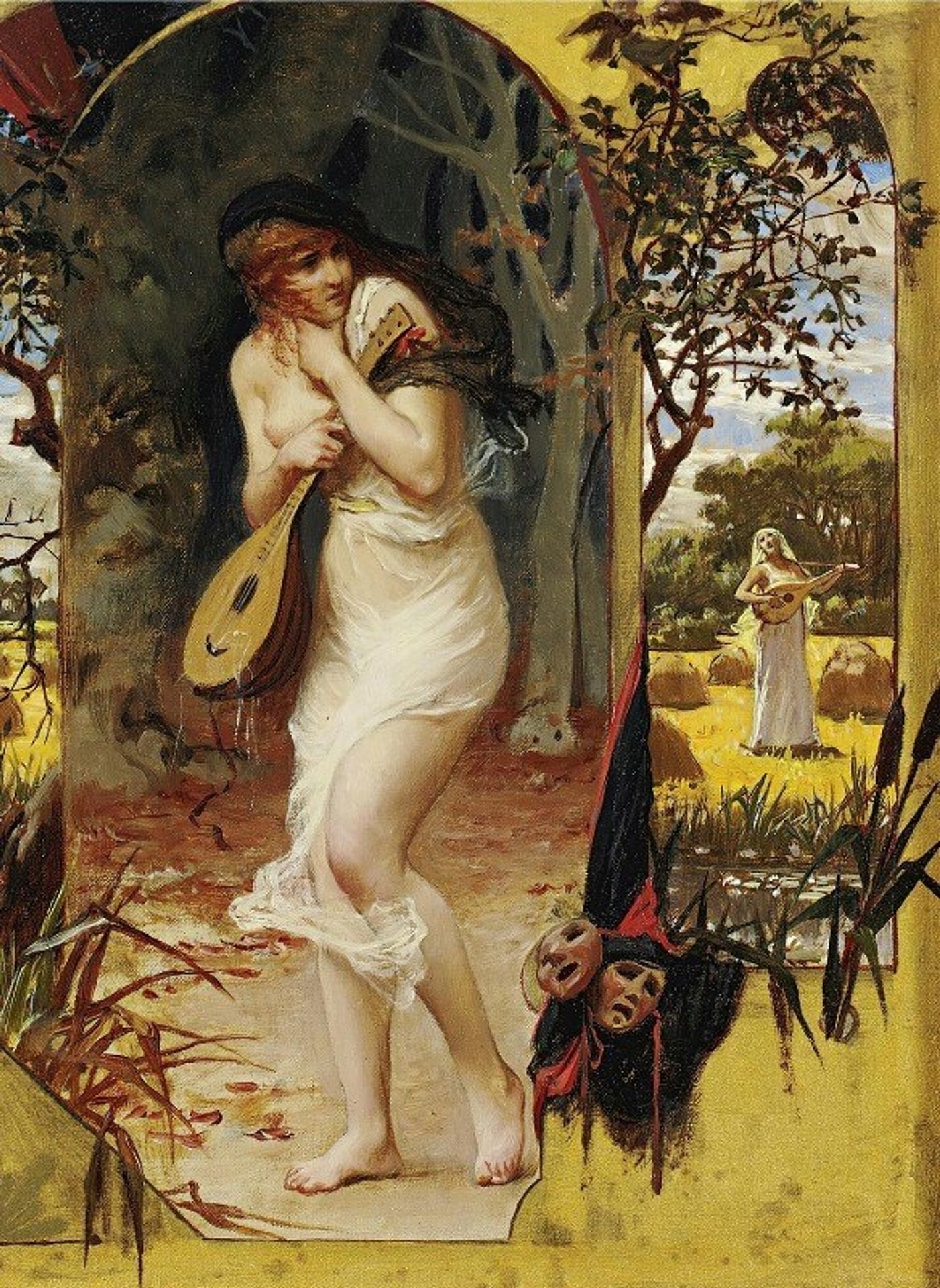 La Cigale by Frederick Arthur Bridgman