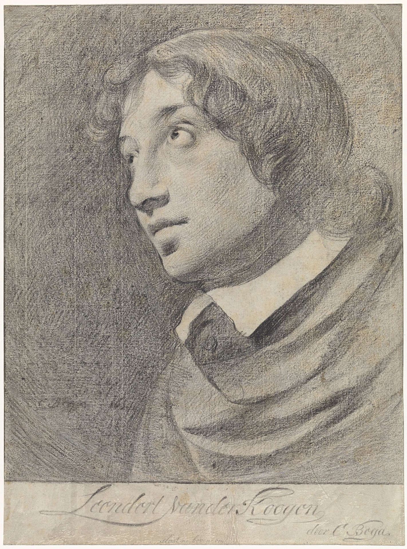 Portrait of Leendert van der Cooghen by Cornelis Bega