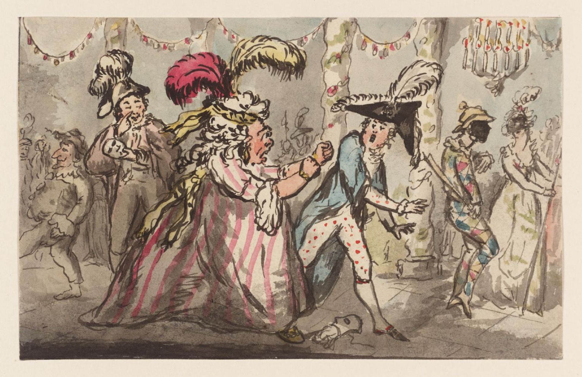 Scene at a Ball by  George Montard Woodward