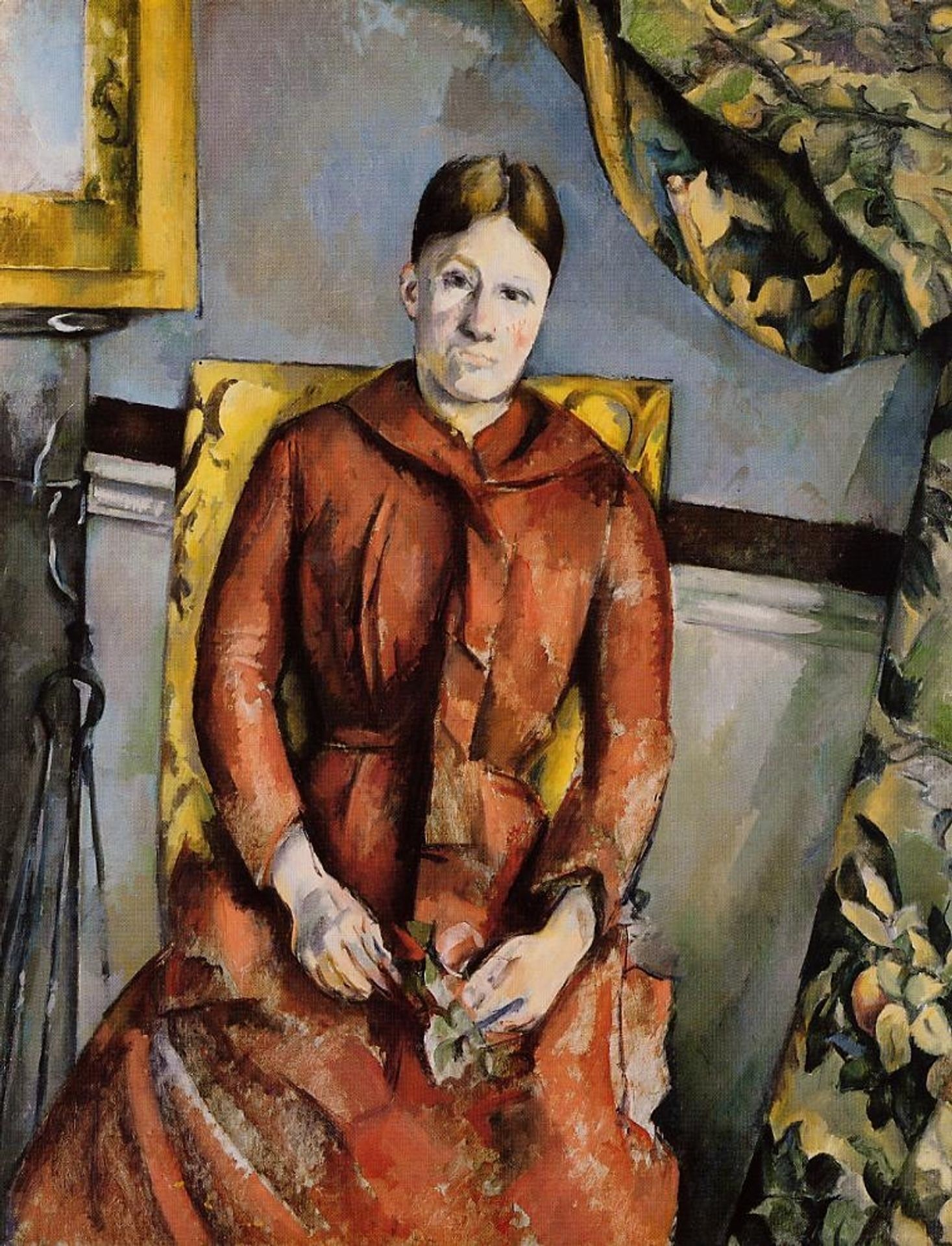Madame Cezanne in a Yellow Chair by Paul Cézanne