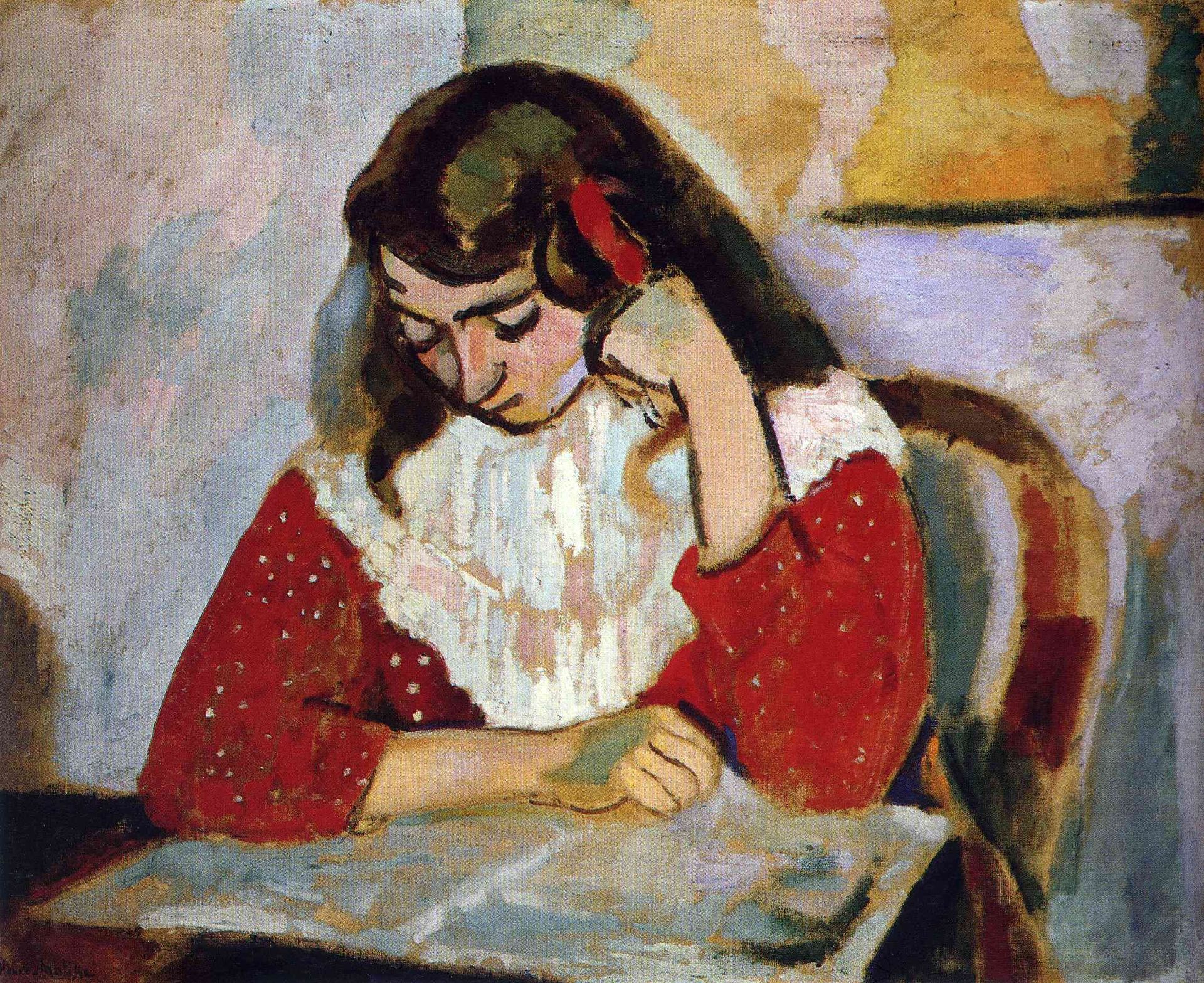 The Reader, Marguerite Matisse by Henri Matisse