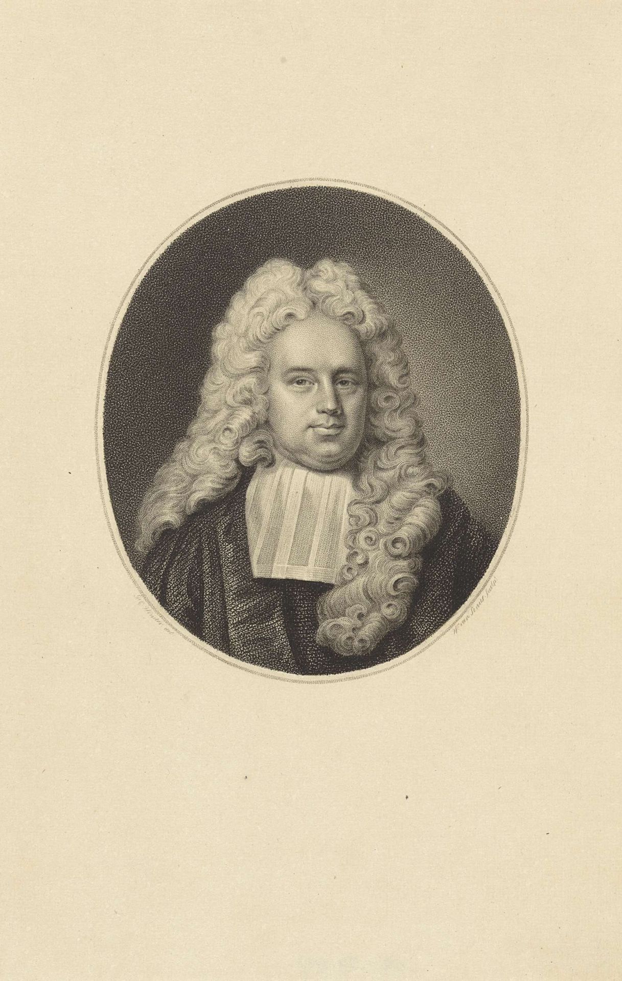 Portret van Johan van de Water by Willem van Senus