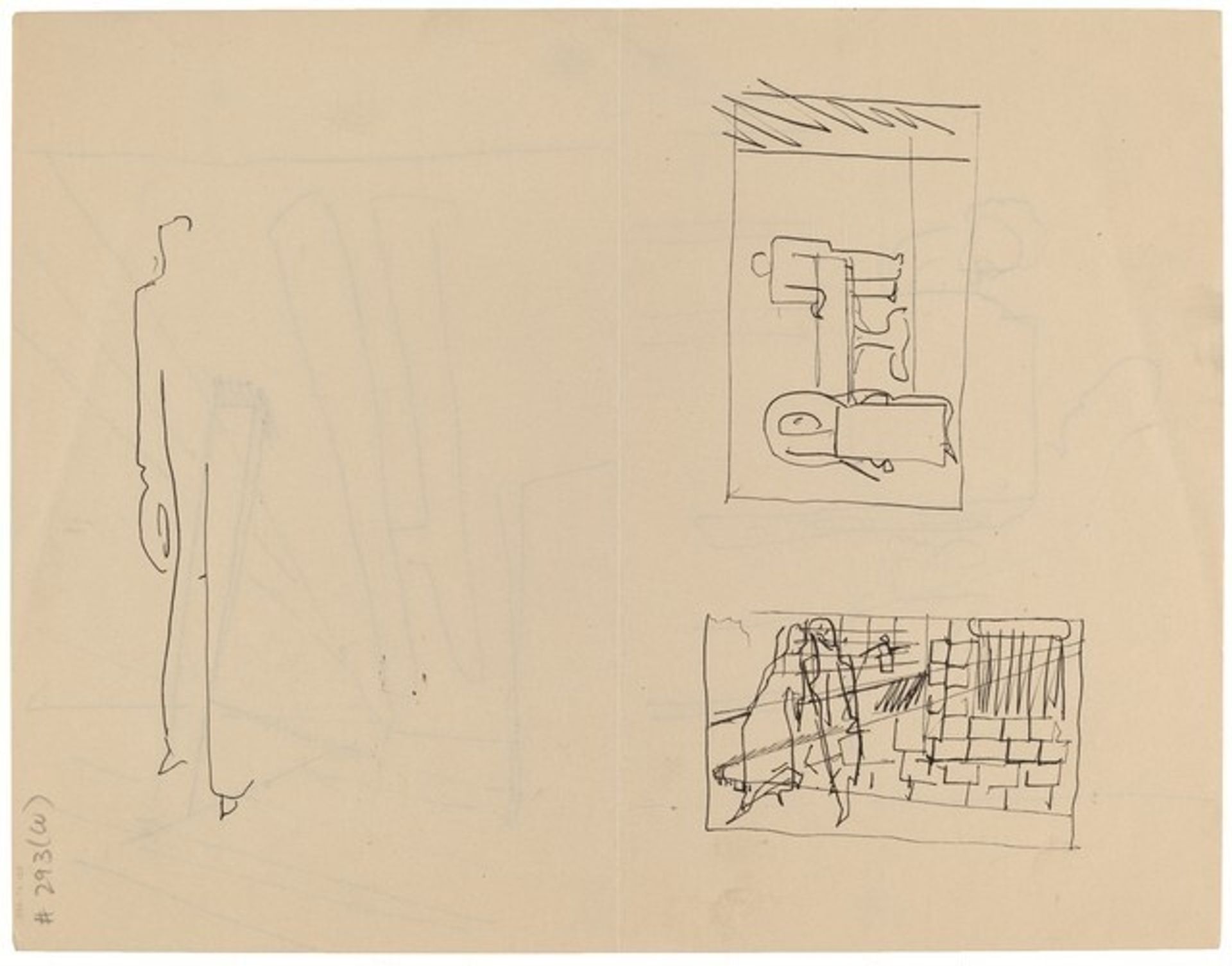 Figure Studies [verso] by Mark Rothko