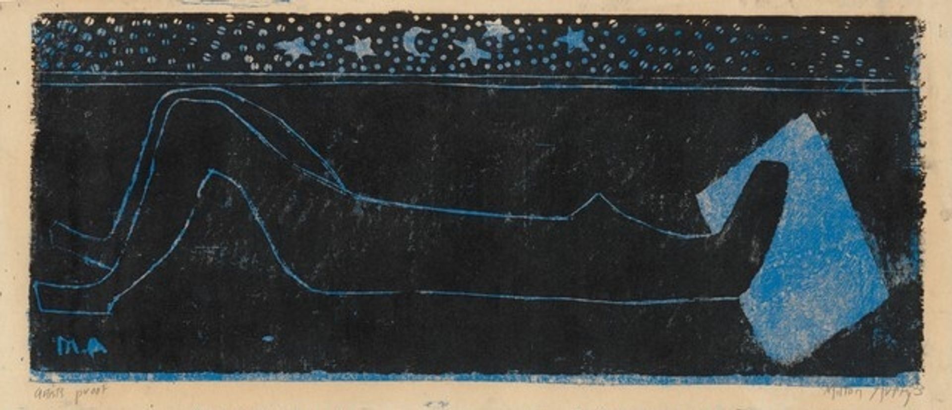 Night Nude by Milton Avery