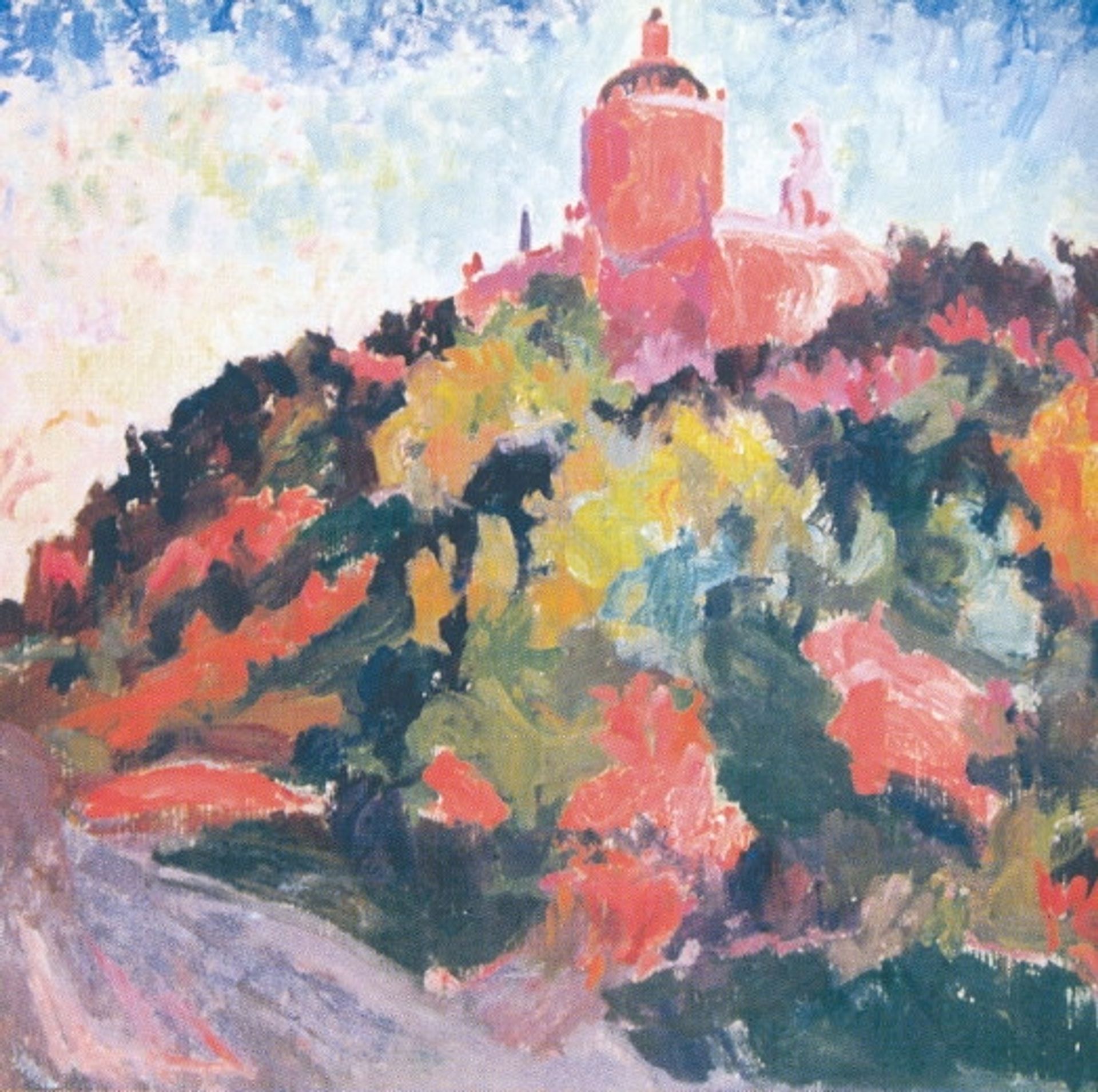 Expressionist Saint Georges Cathedral by Oleksa Novakivskyi