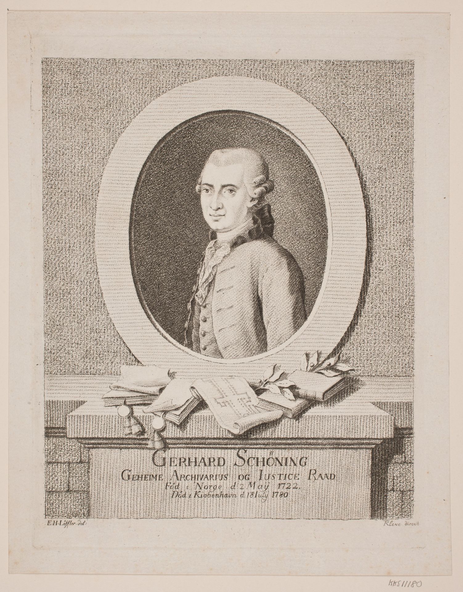 Gerhard Schøning by Terkel Kleve