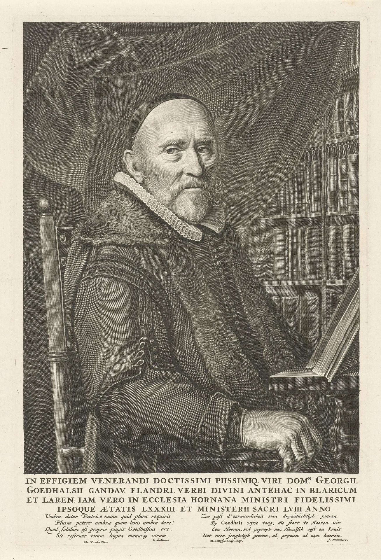 Portret van George Goethals by Reinier van Persijn