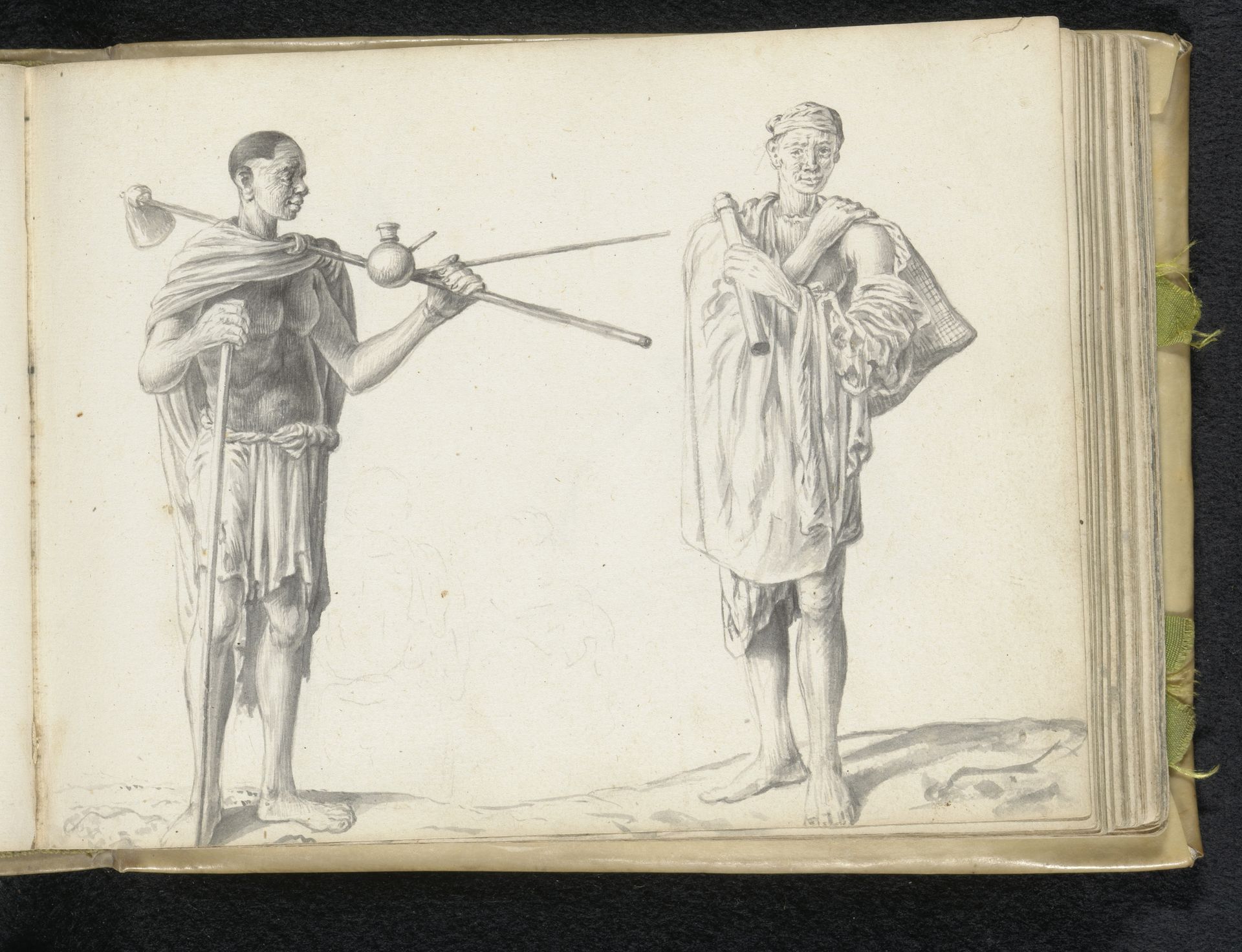 Two labourers by Esaias Boursse
