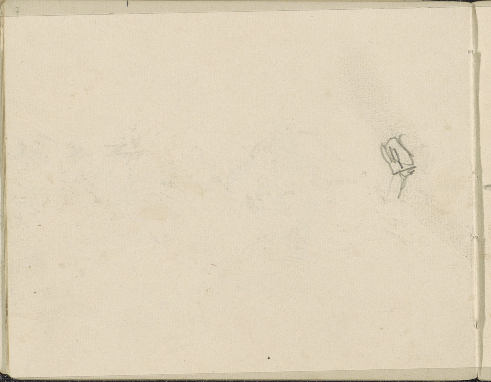 Studie, mogelijk een figuurstudie by George Hendrik Breitner