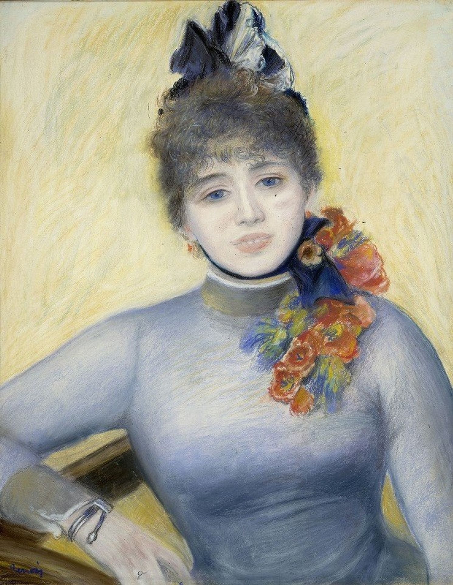 Caroline Rémy by Pierre-Auguste Renoir