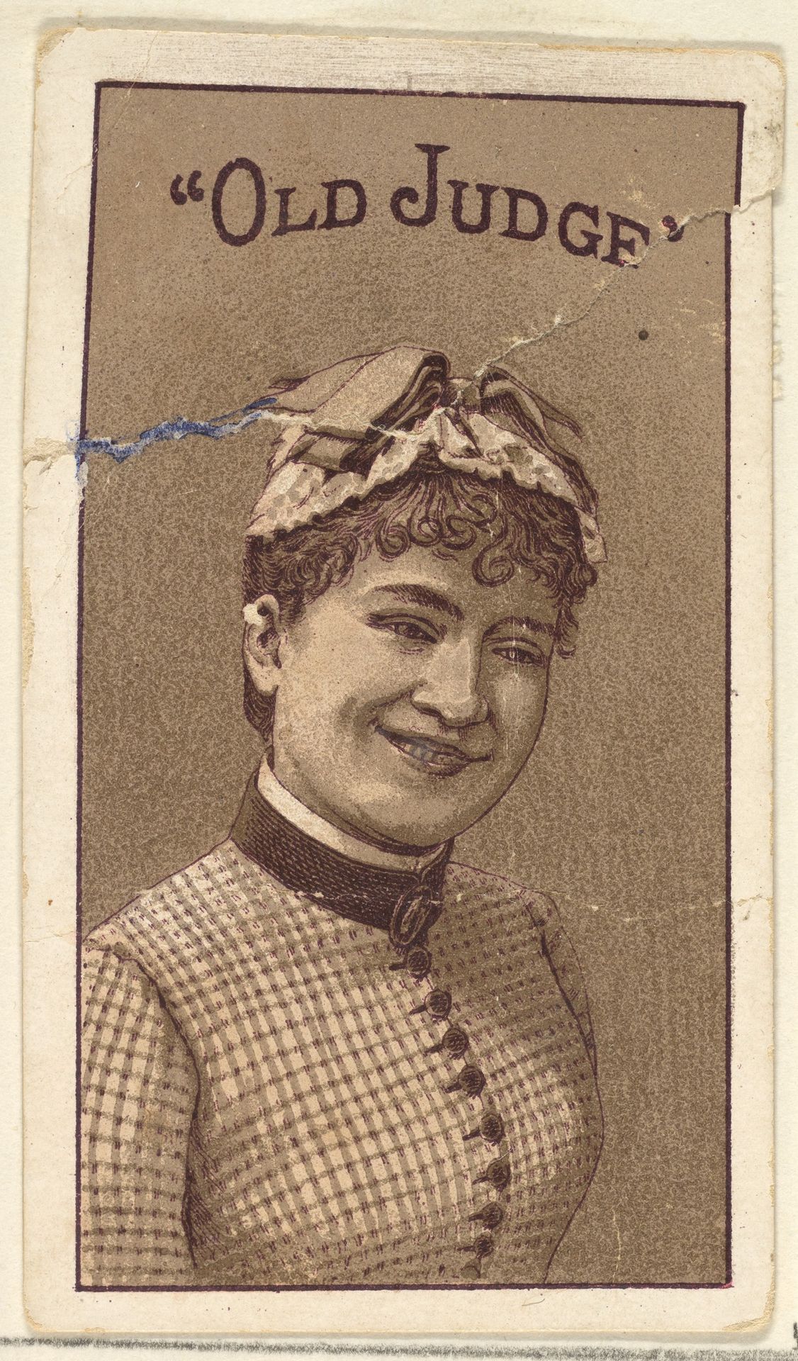 Actress from the Old Judge series (N167) for Old Judge Cigarettes by Goodwin & Company