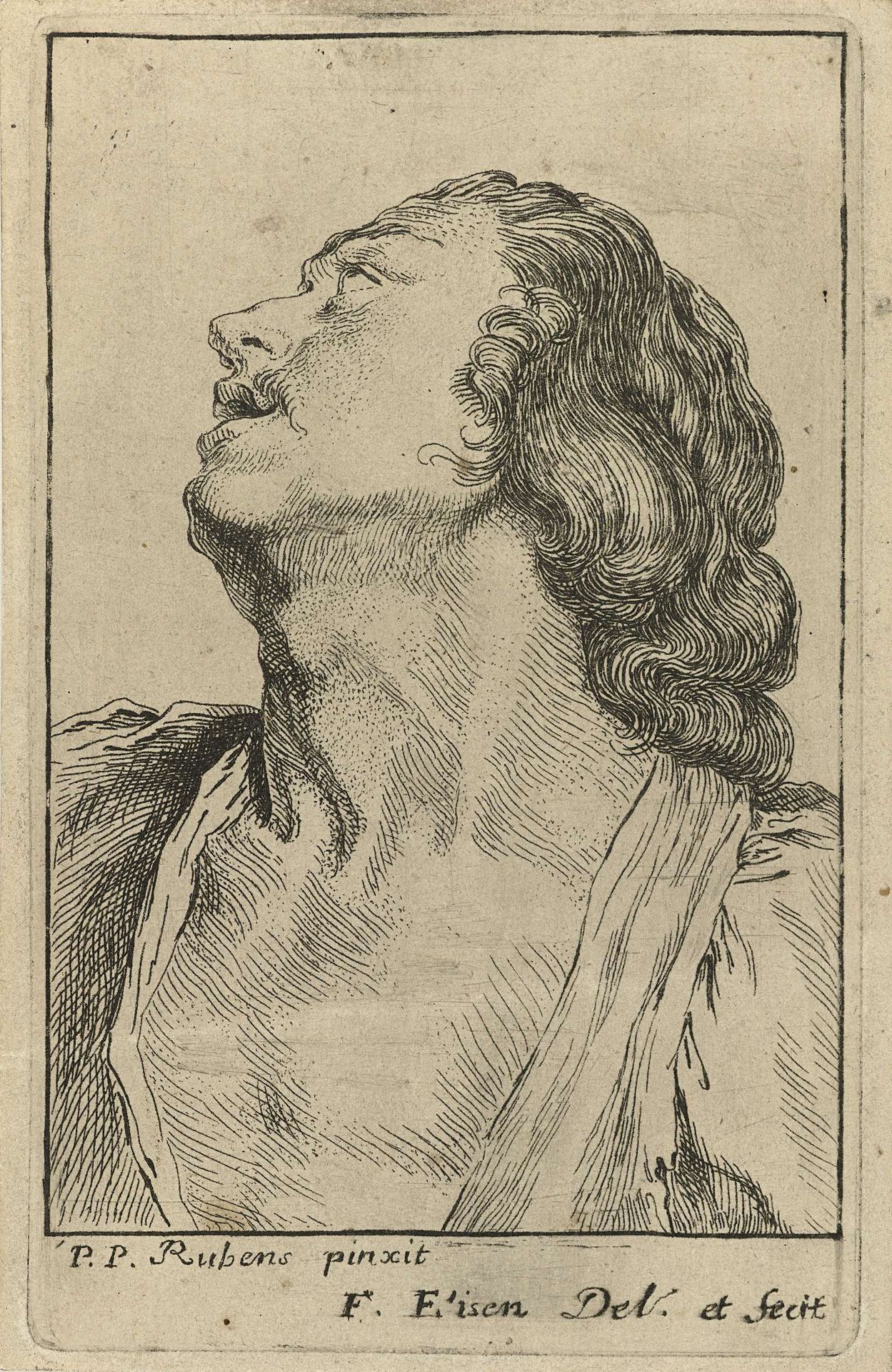 Borstbeeld van een jongeman by François Eisen