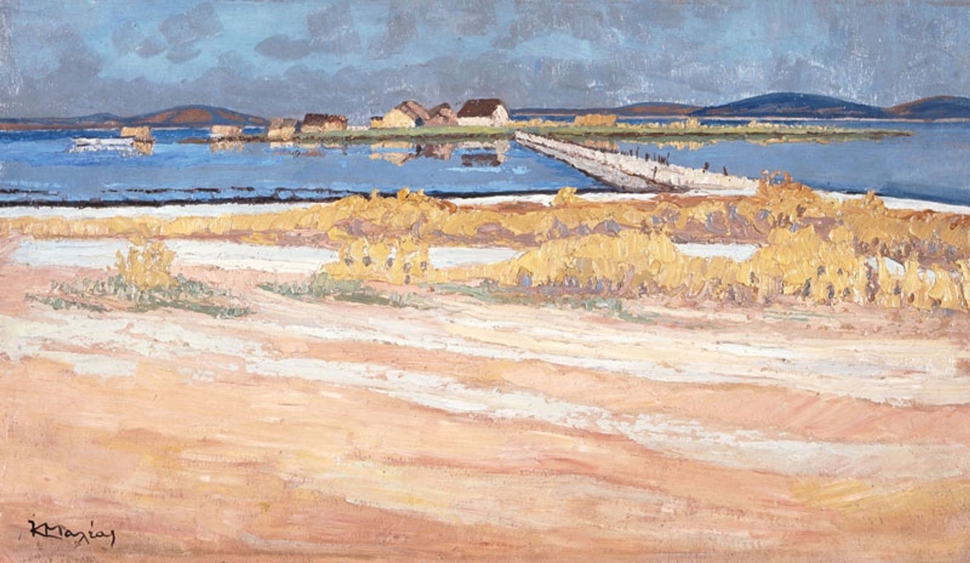 Landscape - Messolonghi Lagoon by Konstantinos Maleas