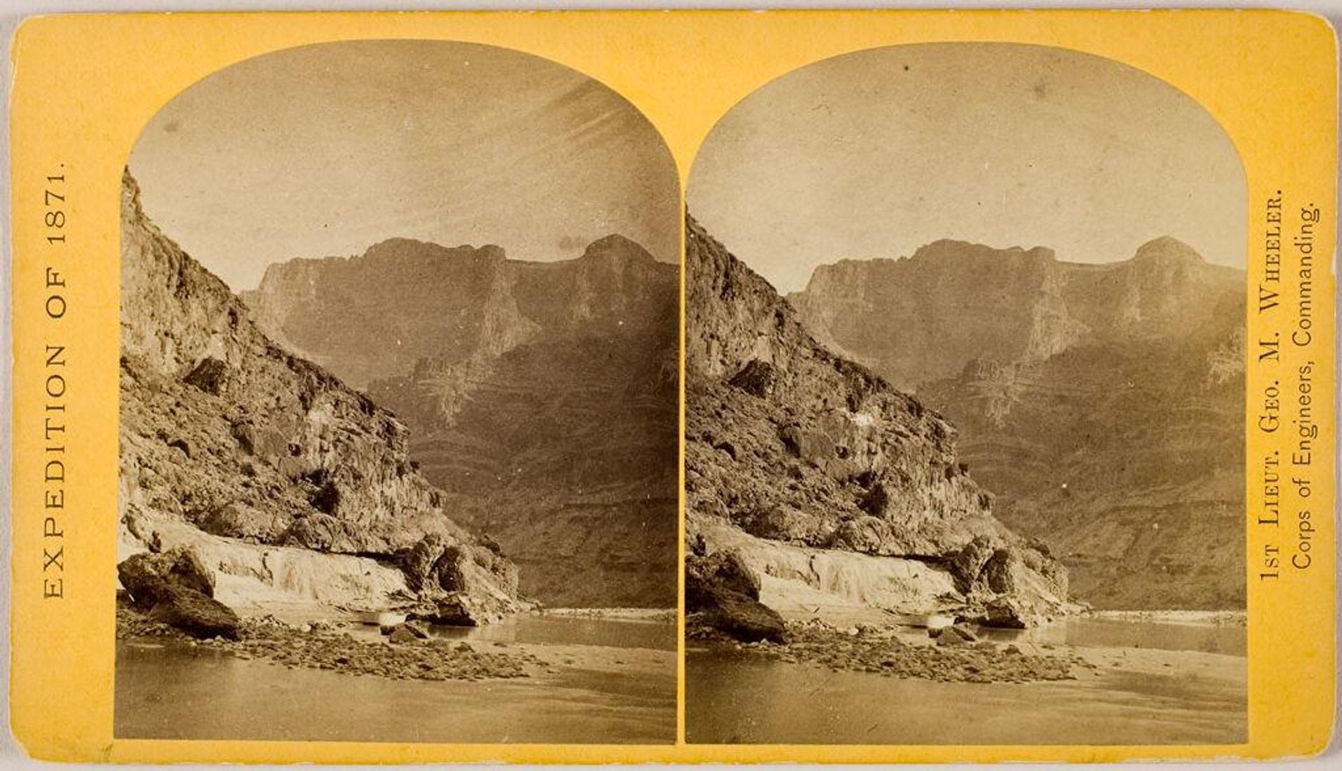 View in the Grand CaÃ±on of the Colorado by Timothy H. O'Sullivan