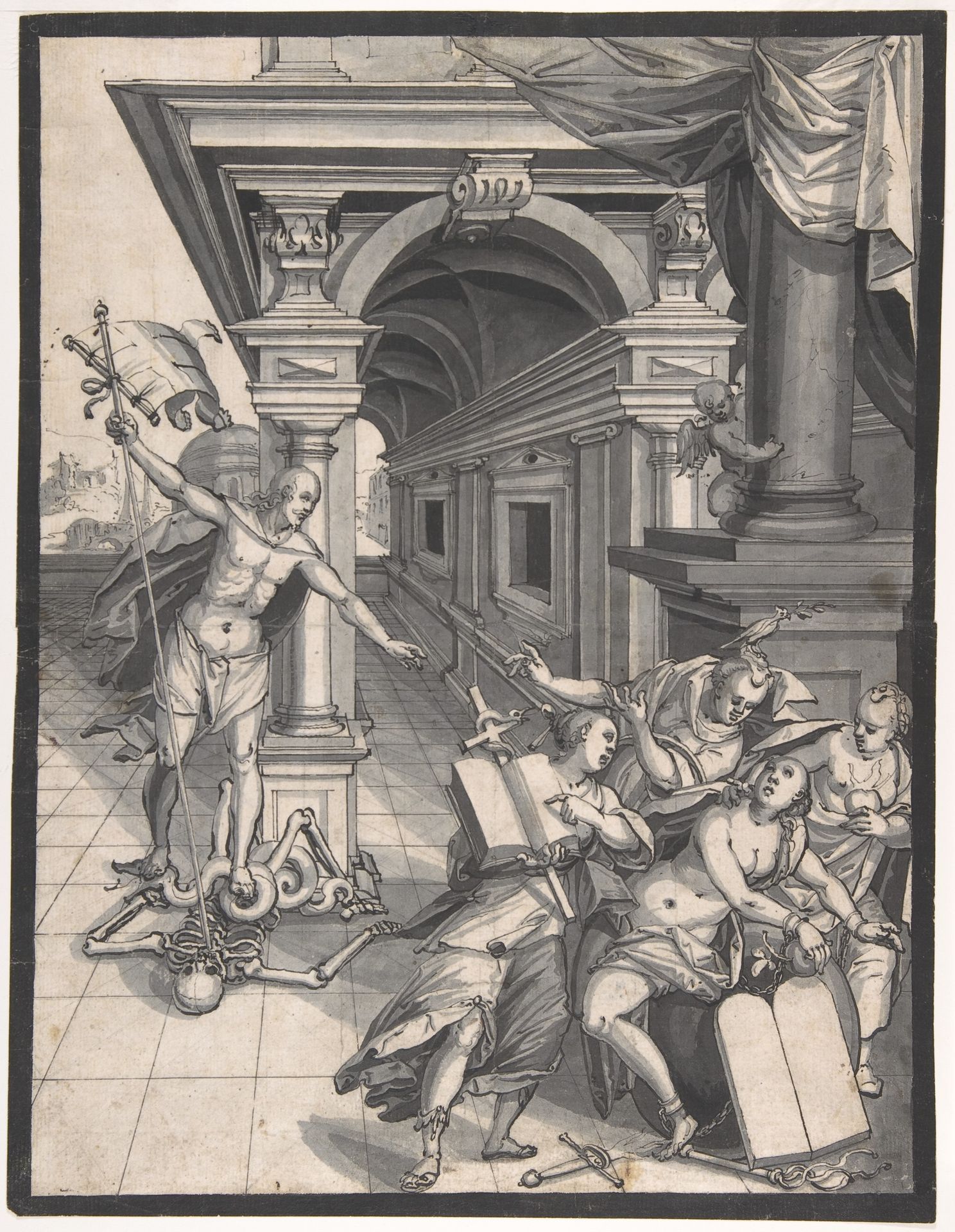 Christ Saving Eve by Hans Jakob Nüscheler the Elder
