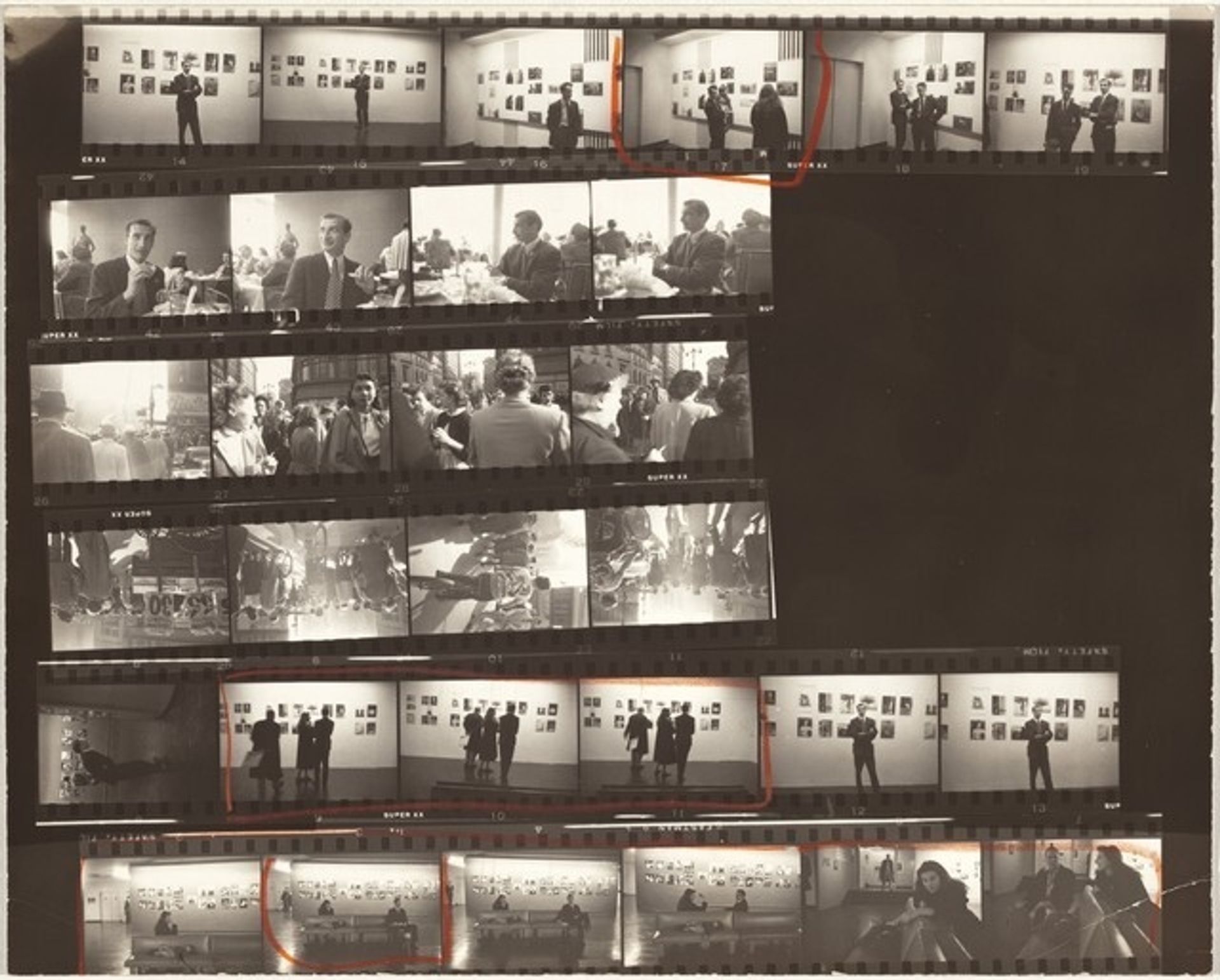 Family and Edouard Boubat--New York City no number by Robert Frank