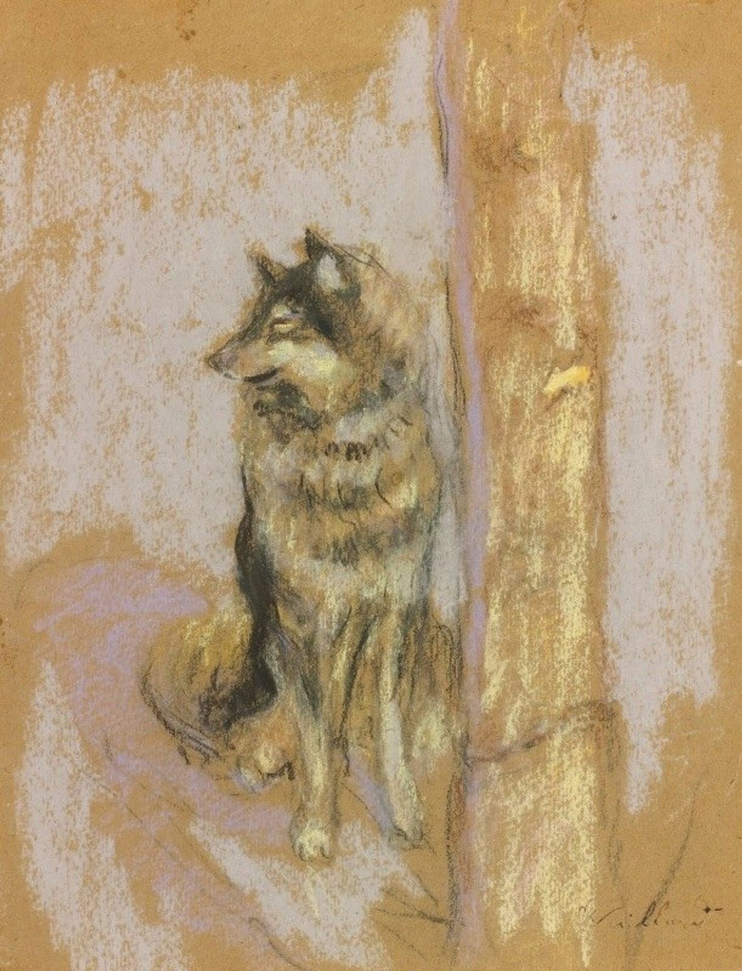 Le Chien-Loup À Gérardmer by Édouard Vuillard