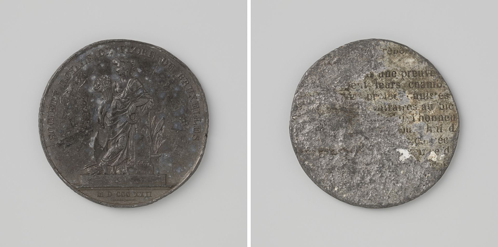 Prijspenning van de Koninglijke Vereeniging Flora te Brussel 1822 by Joseph-Pierre Braemt