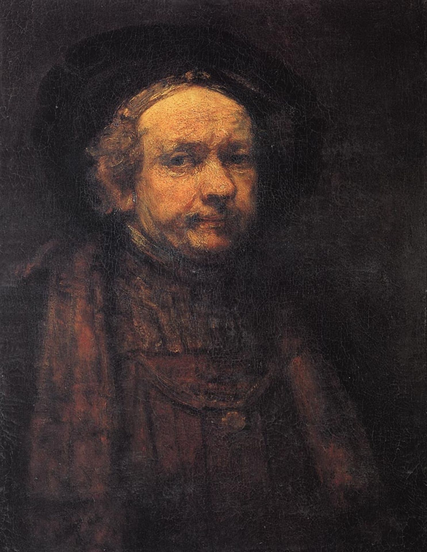 Self-portrait by Rembrandt van Rijn