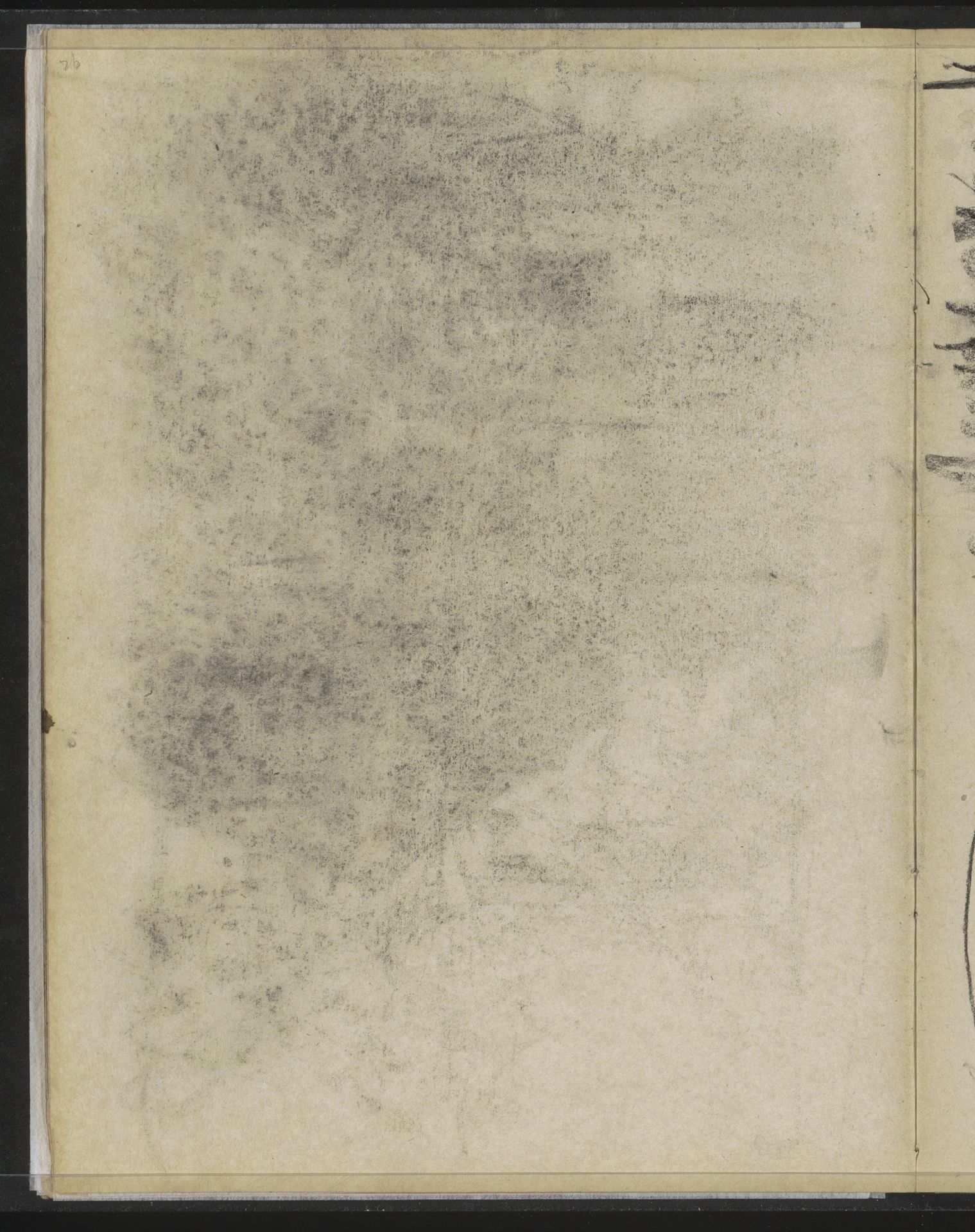 Abklatsch van de krijttekening op pagina 27 by Willem Witsen