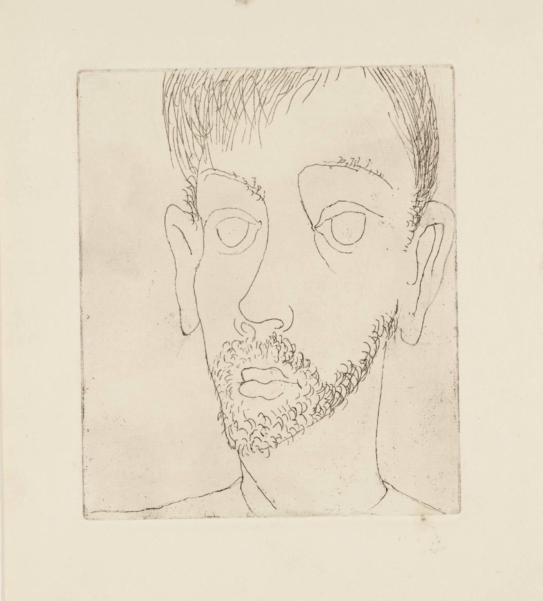 Bearded Head by  Michael Ayrton
