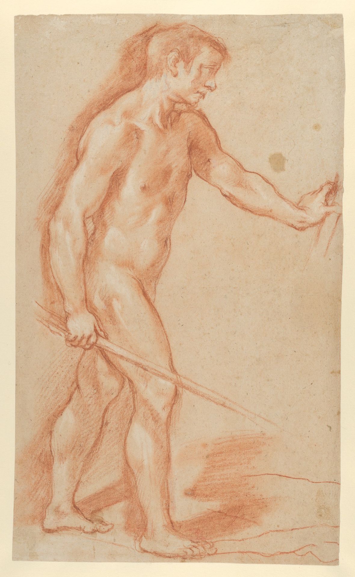 Standing Male Nude by Agostino Ciampelli